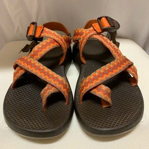 Cute Orange Chacos Worn twice
